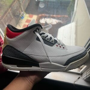 Jordan 3 Retro Fire Emblem Red Demin